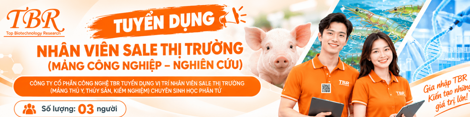 NHÂN VIÊN SALE THỊ TRƯỜNG (MẢNG CÔNG NGHIỆP – NGHIÊN CỨU) 