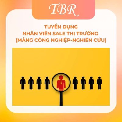NHÂN VIÊN SALE THỊ TRƯỜNG (MẢNG CÔNG NGHIỆP-NGHIÊN CỨU)